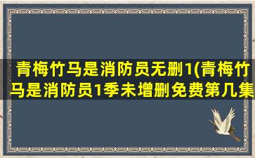 青梅竹马是消防员无删1(青梅竹马是消防员1季未增删免费第几集)